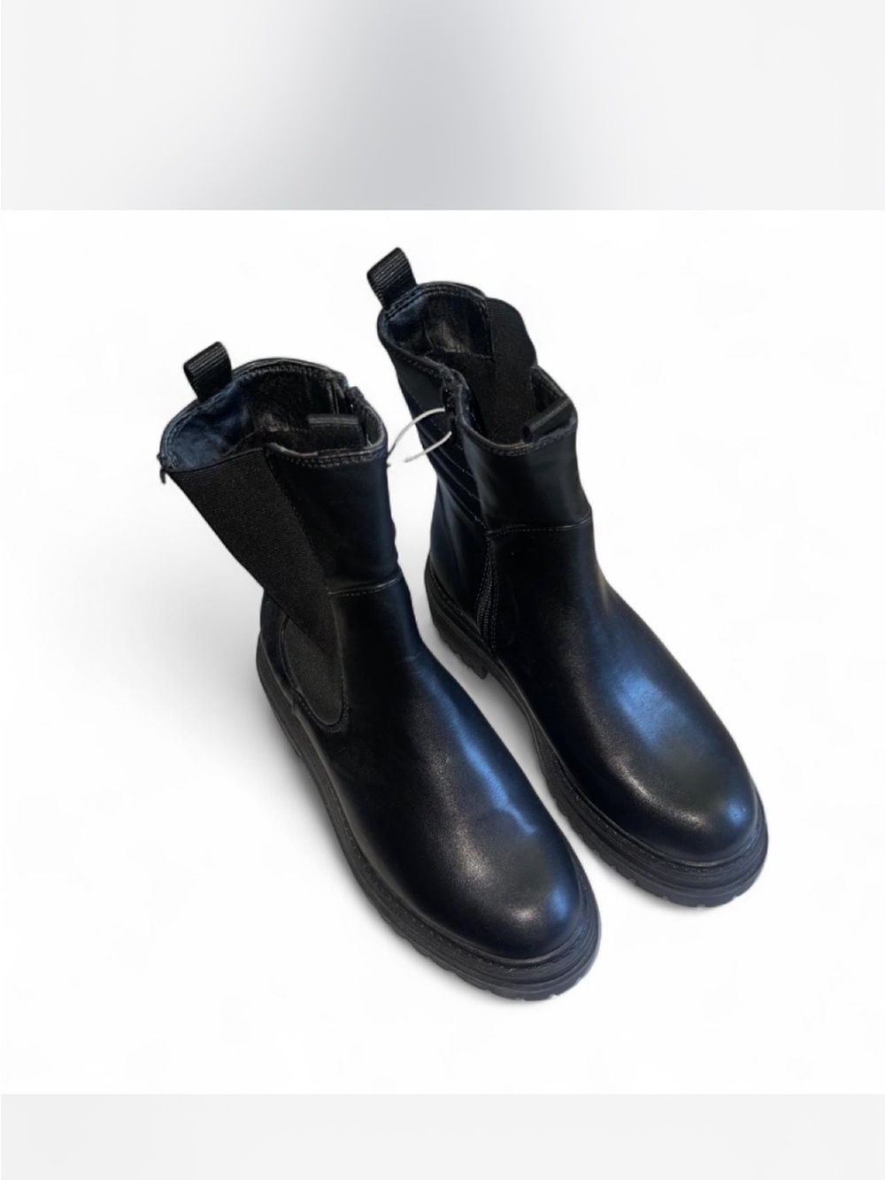 Classic Black Leather Chelsea Boots